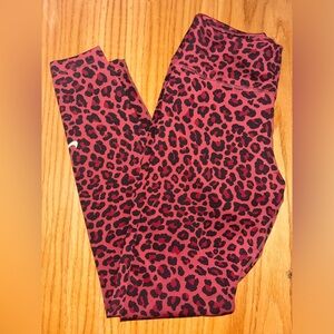 Nike Women’s Dri-Fit Full Length Leggings Shimmer Leopard Print